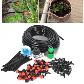 TaffHOME Peralatan Set Irigasi Air Taman Garden Watering Kit - LL-37 - Black