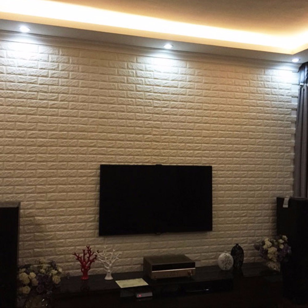 Sticker Wallpaper Dinding 3D Embosed Model Bata 77x70cm Sticker Wallpaper Dinding 3D Embosed Model Bata 77x70cm