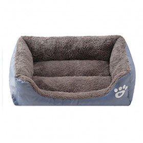 Kasur Tempat Tidur Anjing Soft Warm Dog Bed Size M - Gray