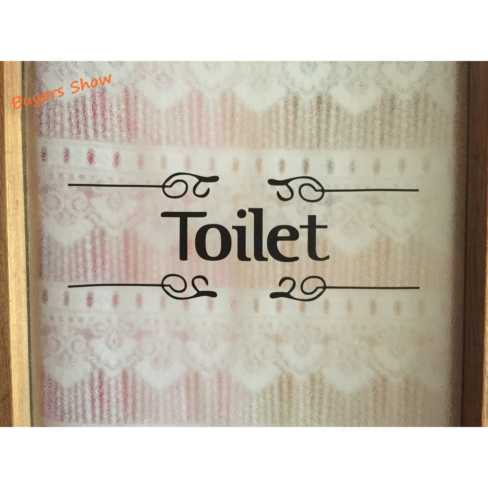  Sticker  Wallpaper  Dinding  Toilet Black JakartaNotebook com