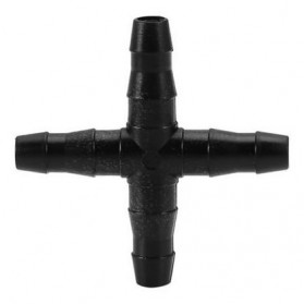 Splitter Selang Air Taman & Aquarium 4 Cabang 10 PCS - Black