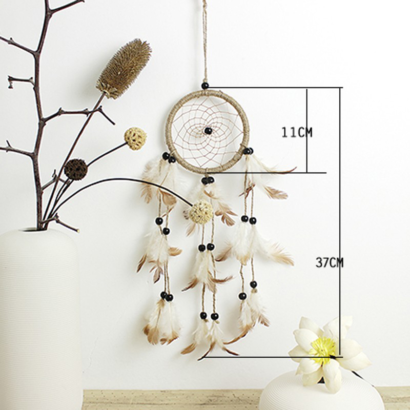  Dekorasi Rumah Dream Catcher 37cm Cream 