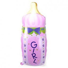 Balon Pesta Model Botol Susu - Pink
