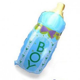 Balon Pesta Model Botol Susu - Blue - 1