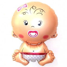 Balon Pesta Model Bayi isi 10PCS - Pink - 1