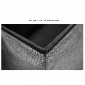 Sofa Kotak Penyimpanan Barang 30x30x30cm - L170402 - Gray - 6