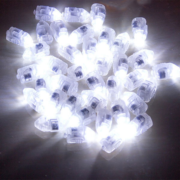  Lampu  Balon  LED Multifungsi 50 PCS White 