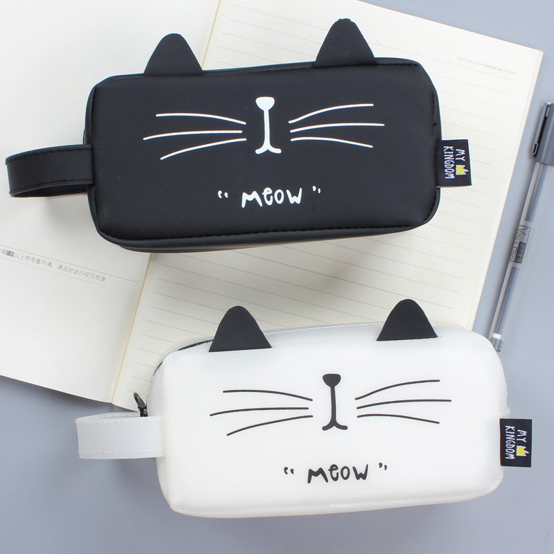 Kotak Pensil Cute Kawaii Black JakartaNotebook com Kotak Pensil Cute Kawaii Black JakartaNotebook com