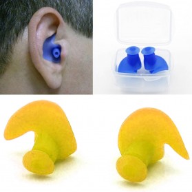 DONG ZHUR Penutup Telinga Ear Plug Renang Anti Air - 00NT - Yellow