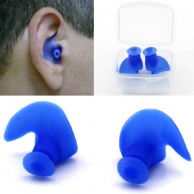 DONG ZHUR Penutup Telinga Ear Plug Renang Anti Air - 00NT - Blue - 1