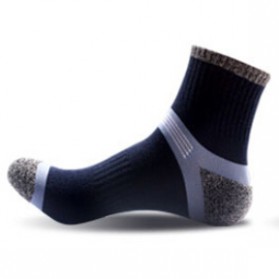 XIUWEI Tube Kaos Kaki Olahraga Sport Socks - T73001 - Dark Blue - 1