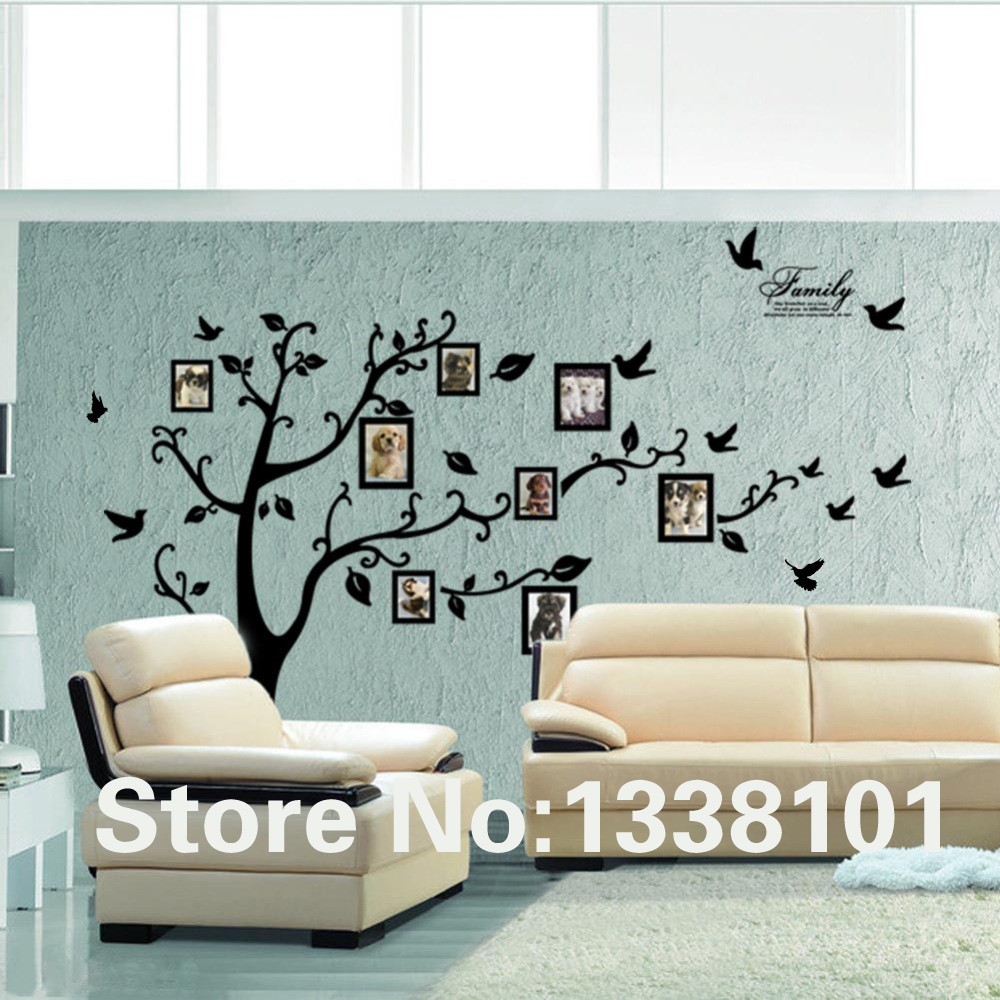  Sticker  Wallpaper  Dinding  Photo Tree Black 