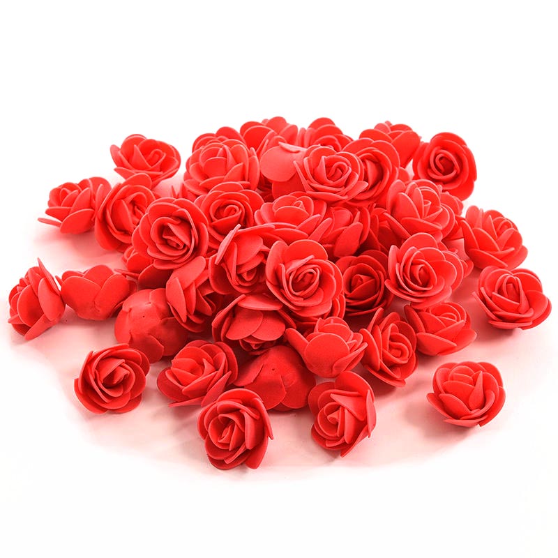 bunga rose hias sterofoam 50pcs red jakartanotebook com
