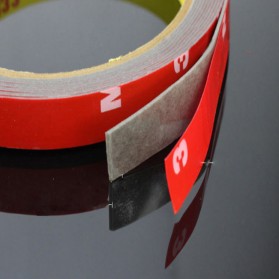 JETTING Selotip Double Tape Acrylic 3m x 8mm - SC-3M - Red - 3