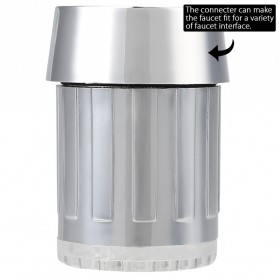 Faucet Light Keran Air LED 7 Warna dengan Konektor - WH-F03 - Silver - 5