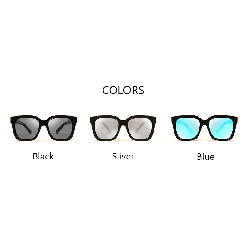  Kacamata Pria Korean V Style Polarized Sunglasses Black 