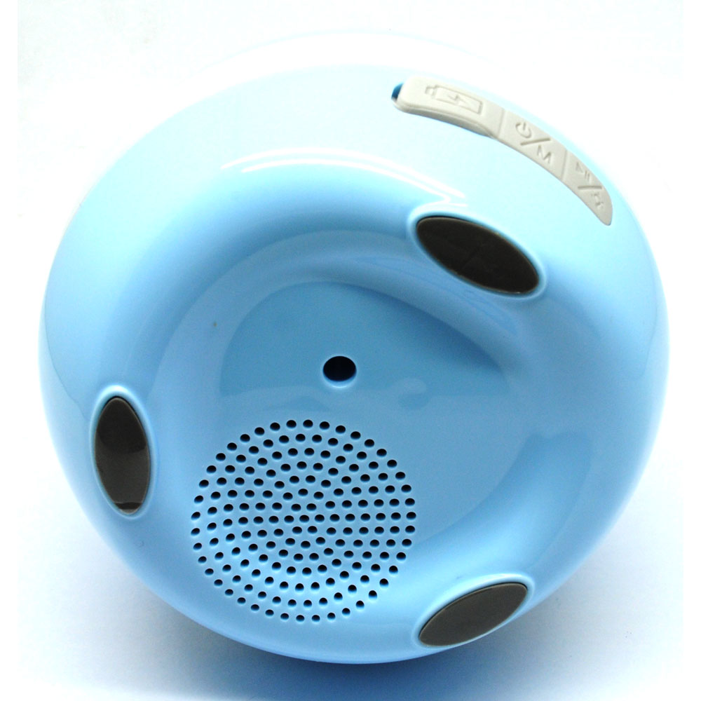 Flower Pot Vas Bunga dengan Speaker Bluetooth Blue