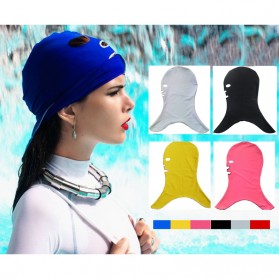 Facekini Topi Renang Topeng Full Face Anti UV Black 