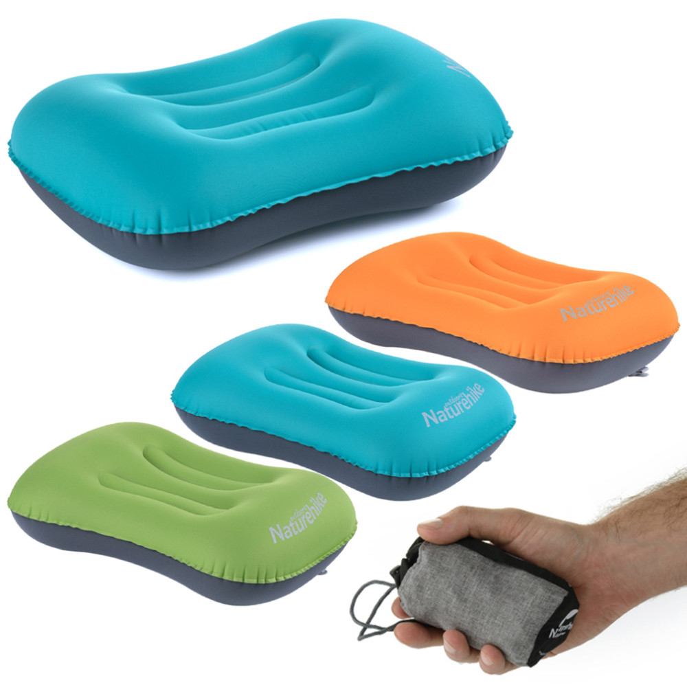 naturehike bantal angin aeros pillow blue naturehike bantal angin aeros pillow blue
