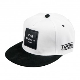 Rhodey Topi Snapback Hip Hop Hat N86 Brooklyn Twenty - White