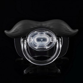 Dot Empeng Bayi Model Kumis Silicone Baby Pacifier - Black - 3