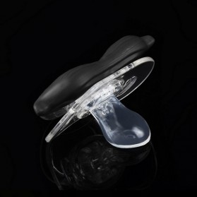 Dot Empeng Bayi Model Kumis Silicone Baby Pacifier - Black - 4