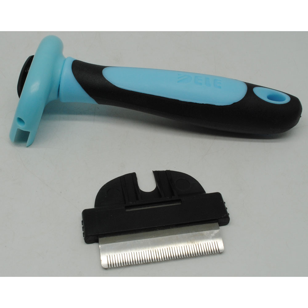 Sisir Cukur Grooming Trimmer Anjing dan Kucing - Size S - Blue - 3