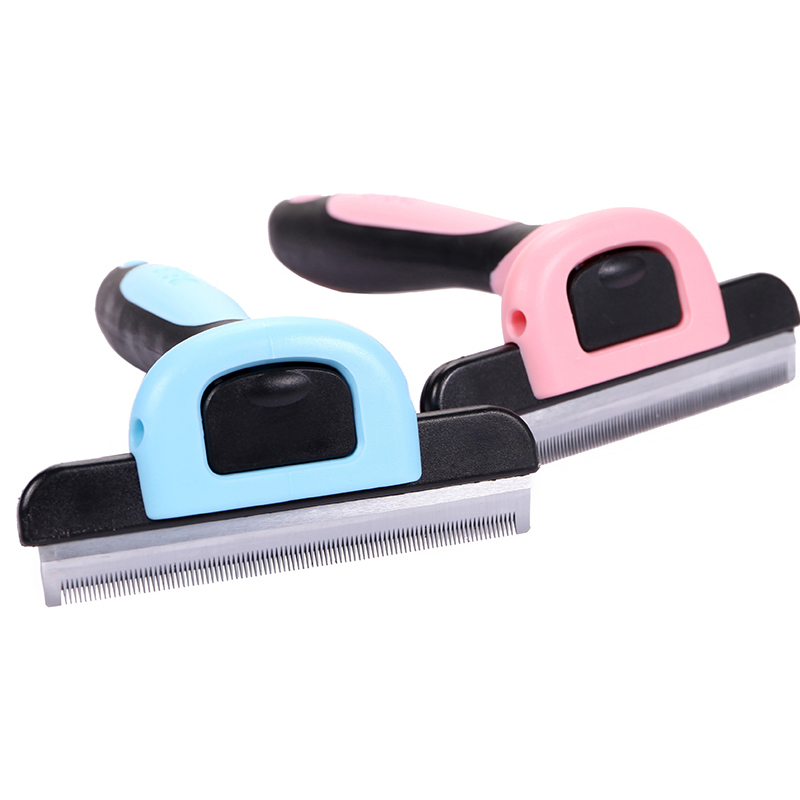 Sisir Cukur Grooming Trimmer Anjing dan Kucing - Size S - Blue - 6