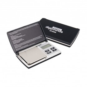 Taffware Digipounds Timbangan Emas Mini Pocket 0.5kg Akurasi 0.01g - UF200H - Silver - 2