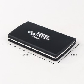 Taffware Digipounds Timbangan Emas Mini Pocket 0.5kg Akurasi 0.01g - UF200H - Silver - 9
