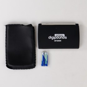 Taffware Digipounds Timbangan Emas Mini Pocket 0.5kg Akurasi 0.01g - UF200H - Silver - 10