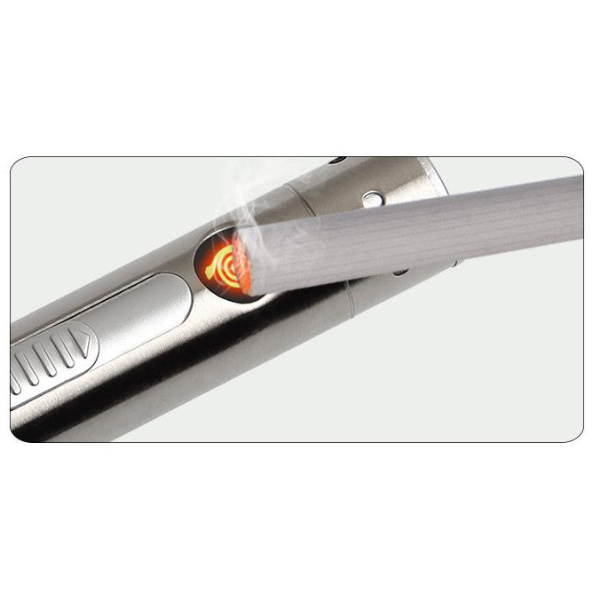 Gambar produk XIONGWEI Korek Api Elektrik USB + Senter LED