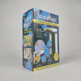 Finether Soap Magic Tabung Dispenser Sabun Otomatis 400 ML - AD-03 - Black - 9