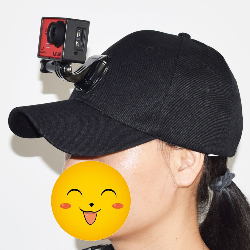 topi baseball dengan j base mount gopro black topi baseball dengan j base mount gopro black