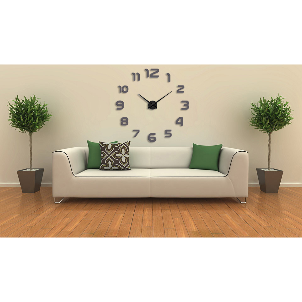 Taffware Jam Dinding Besar  DIY Giant Wall Clock Quartz 