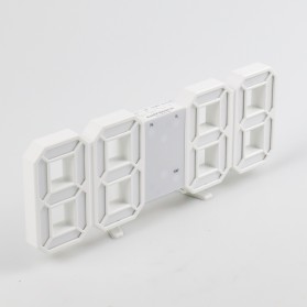 Taffware Jam Meja LED Digital Clock - TS-S60-W - White - 3