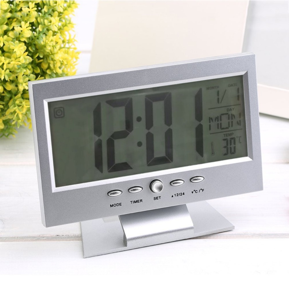 jam weker alarm meja led calendar temperatur clock black jakartanotebook jam weker alarm meja led calendar temperatur clock black jakartanotebook