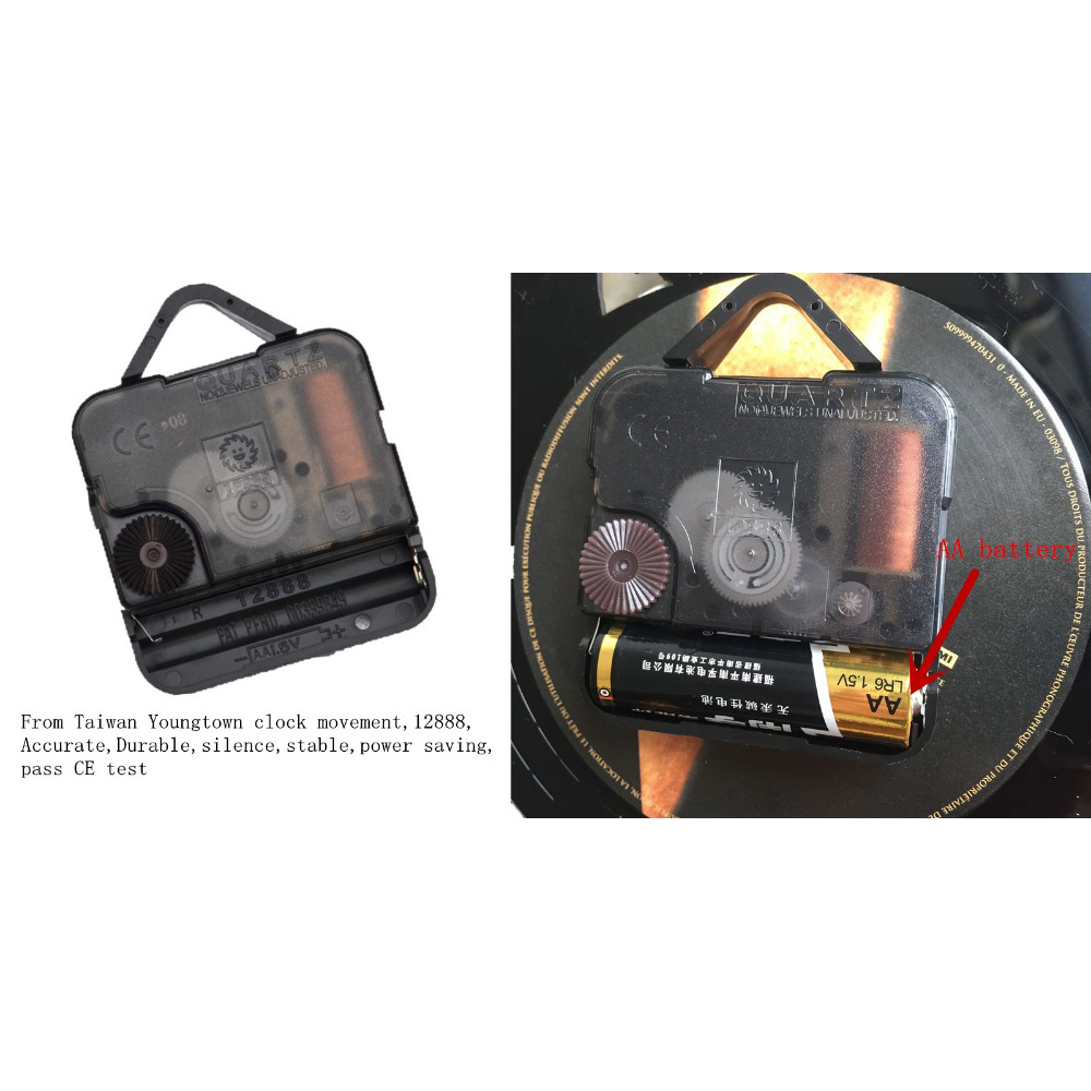 Jam Dinding 3D Hollow Model Star Wars 01 - Black 
