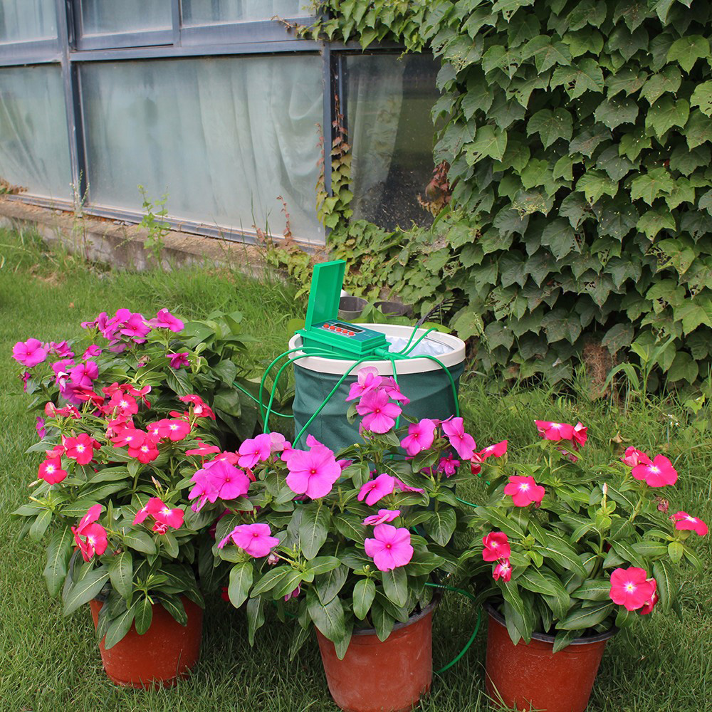 Timer Irigasi Air Tanaman Otomatis Micro Drip Home Watering Kits Green Jakartanotebookcom