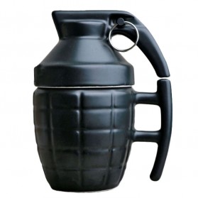 YOMDID Gelas Mug Model Granat Tangan 280ml - CBG-M-1069 - Black