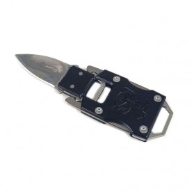 KNIFEZER JINJUNLANG Transformer Pisau Lipat Mini Portable Knife Survival Tool - H15 - Black