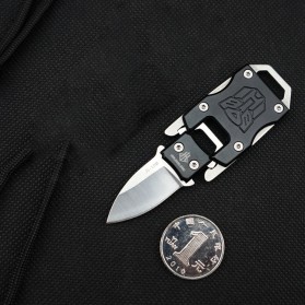 KNIFEZER JINJUNLANG Transformer Pisau Lipat Mini Portable Knife Survival Tool - H15 - Black - 2