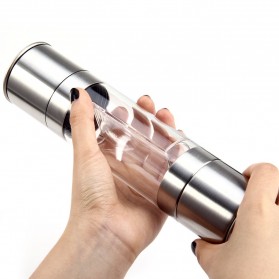 One Two Cups Pepper Mill Grinder 2 in 1 Penggiling Lada - ZX-S22 - Silver - 6