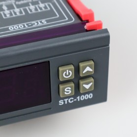 Aquarium Digital Thermostat Temperature Controller with Sensor - STC-1000 - Black - 3