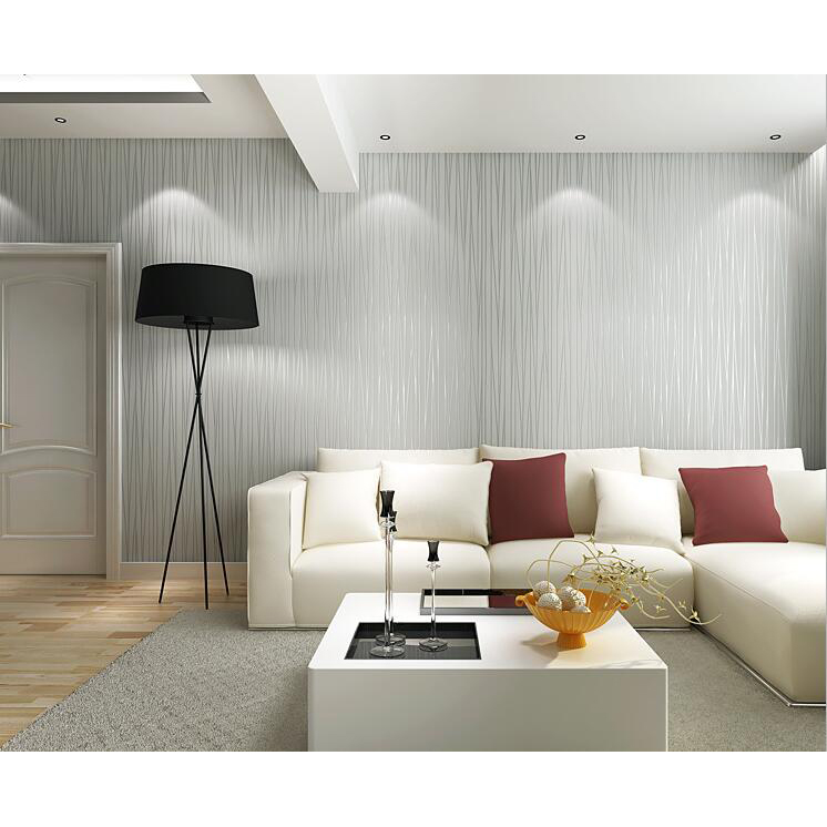  Wallpaper Dinding  Modern Murals 0 53 x 9 5 Meter Gray 