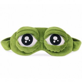 Sleeping Mask Model Kodok - SAD - Green