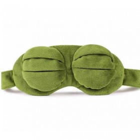 Sleeping Mask Model Kodok - SAD - Green - 2