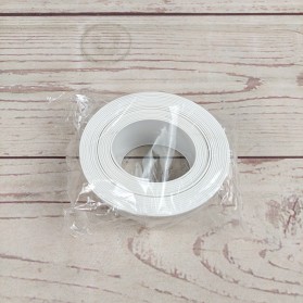 Sticker Adhesive PVC Penyerap Air untuk Wastafel Dapur 3.7CM x 3.2M - CN1222 - White - 6