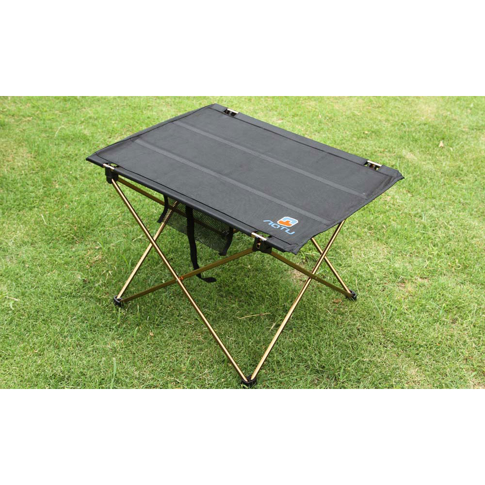 AOTU Meja  Lipat  Camping Outdoor  Piknik Black 