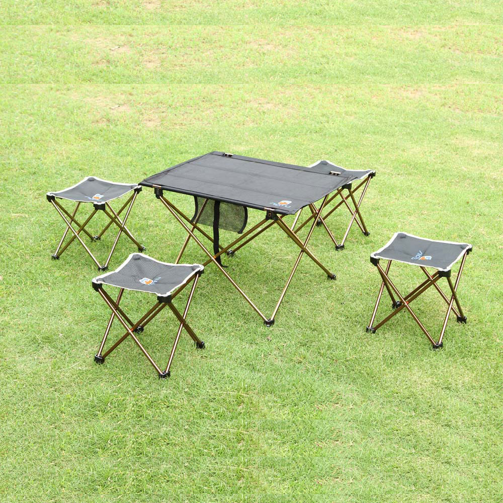 AOTU Meja  Lipat  Camping Outdoor  Piknik Black 